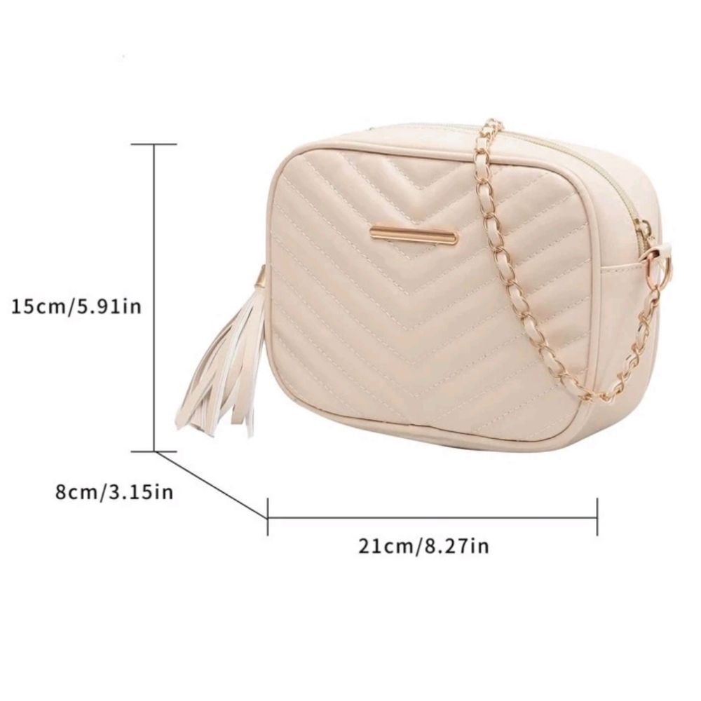 Mini Chevron Square Bag - Picture 9 of 9
